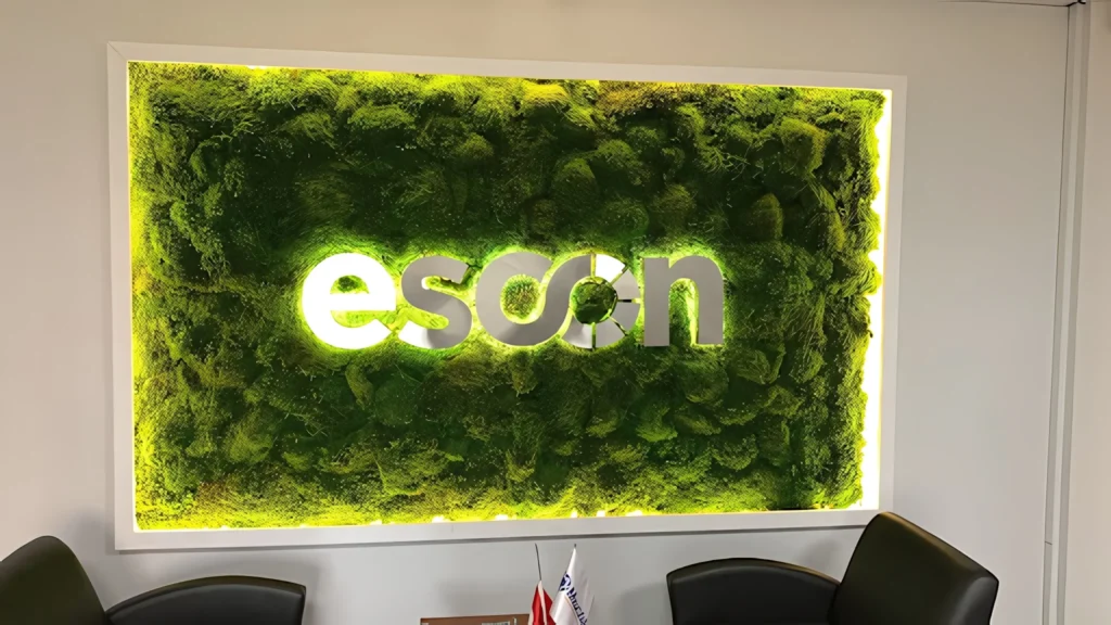 Escon projesinde gerçek iç mekân yeşil uygulaması — görünüm 2
